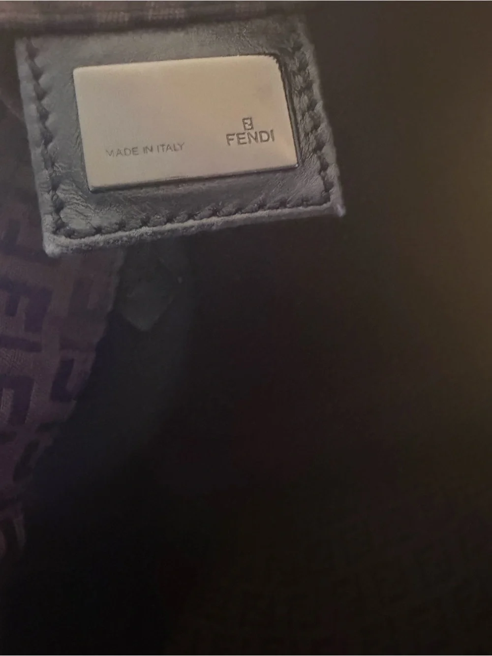 Fendi Brown Monogram FF Jacquard Tote